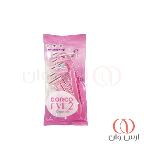 خودتراش زنانه دو تیغ دورکو بسته 4 عددی