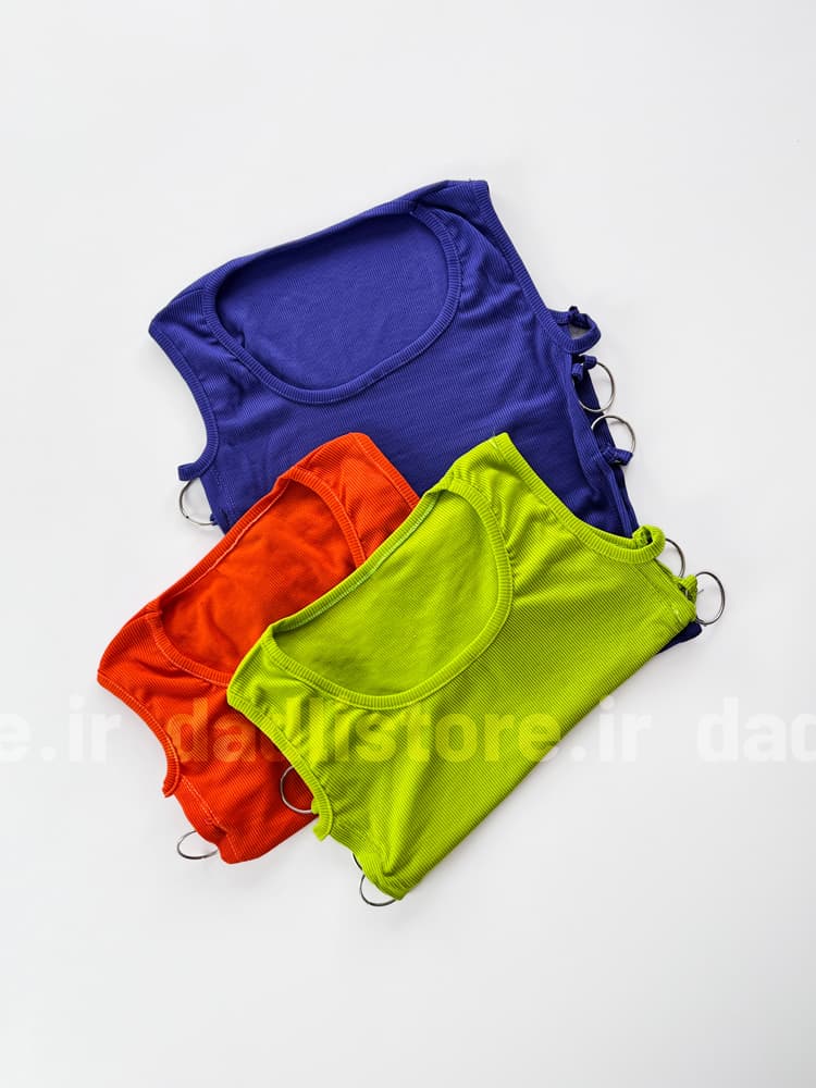 تاپ کبریتی یقه گرد کنار حلقه