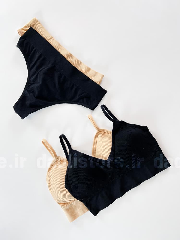 ست نیمتنه کاپدار و شورت بکلس کبریتی — تصویر ۵