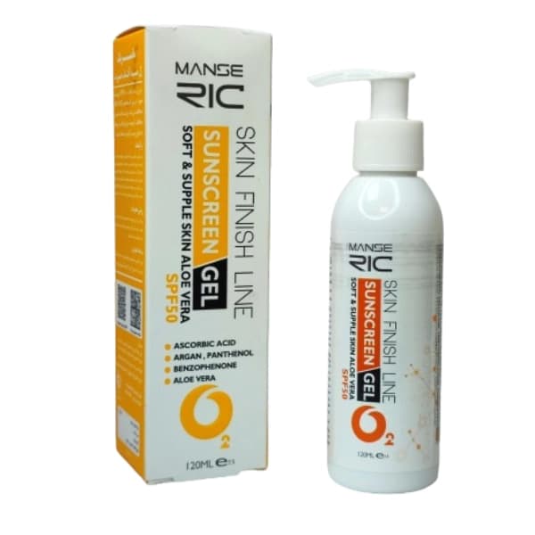 ژل ضد آفتاب مانسریک با SPF50
