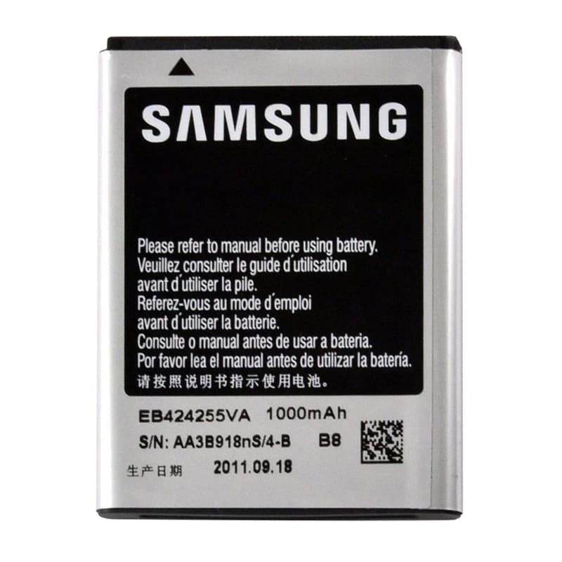 باتری موبایل مدل EB424255VA ظرفیت 1000 میلی آمپر برای گوشی سامسونگ S3850 Corby II