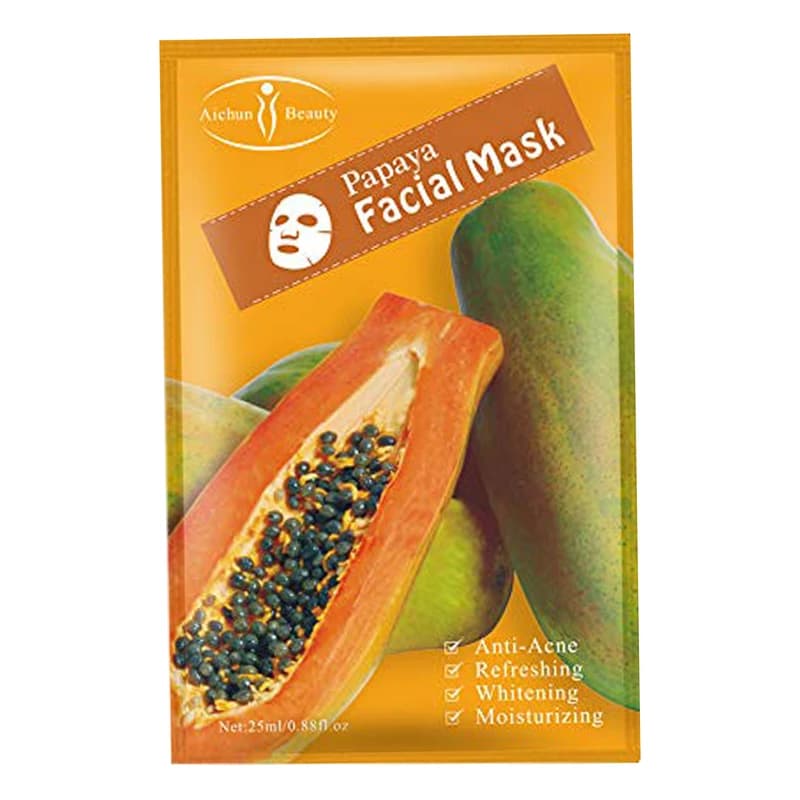 ماسک صورت آیچون بیوتی مدل پاپایا حجم 25 میلی لیتر