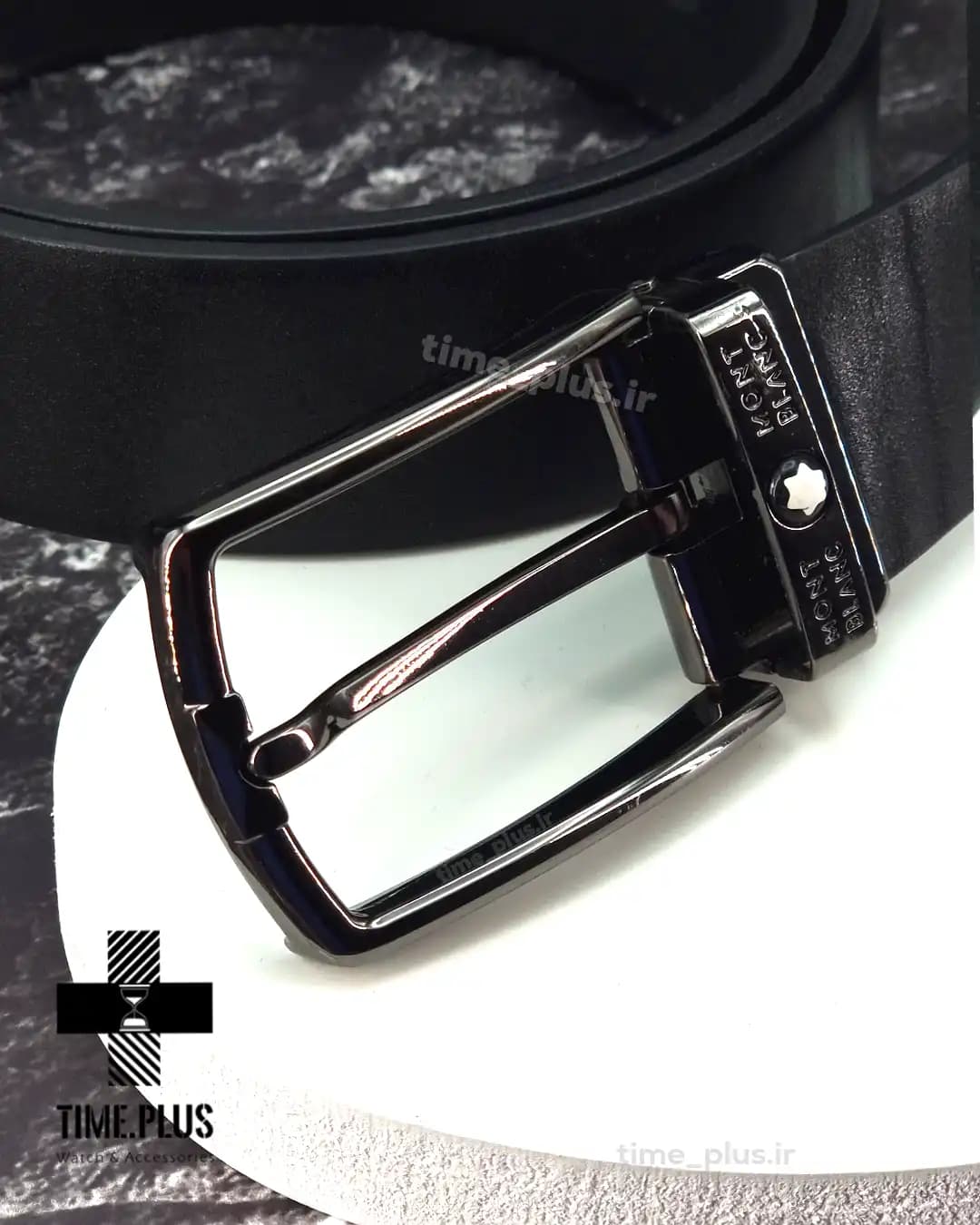 کمربند Montblanc سگک دودی — تصویر ۴