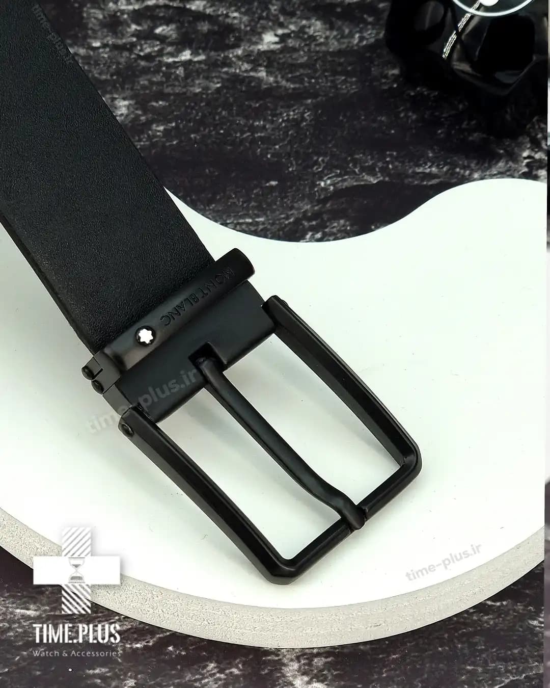 کمربند Montblanc مشکی — تصویر ۵