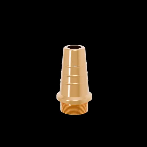 مهره سینی قلیان مدل ایفل طلایی مات Hookah tray nut matte gold