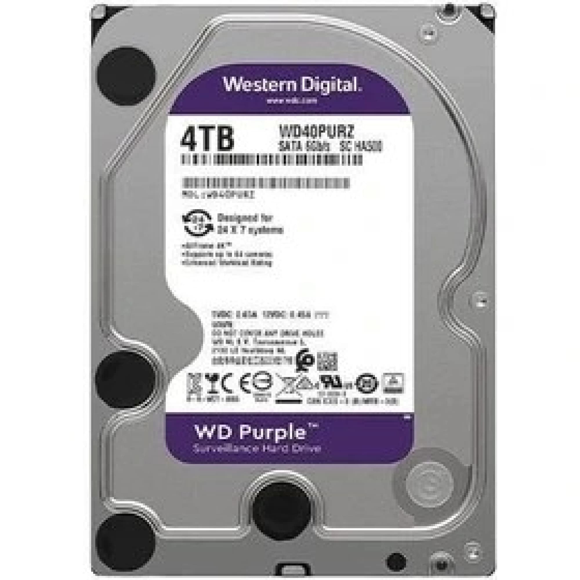 هارد دیسک وسترن دیجیتال مدل WESTERN DIGITAL Purple 4TB کد B12857