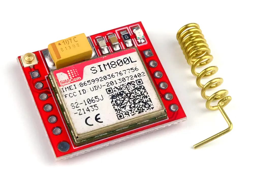 ماژول Sim800A سیم کارت و GSM کد B12855