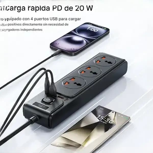 چند راهی برق 7 در 1 2500 وات جویروم JR-TE1 — تصویر ۲