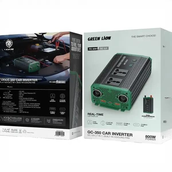 اینورتر 800 وات گرین لاین GC-350 GNGC350CRINBK — تصویر ۲