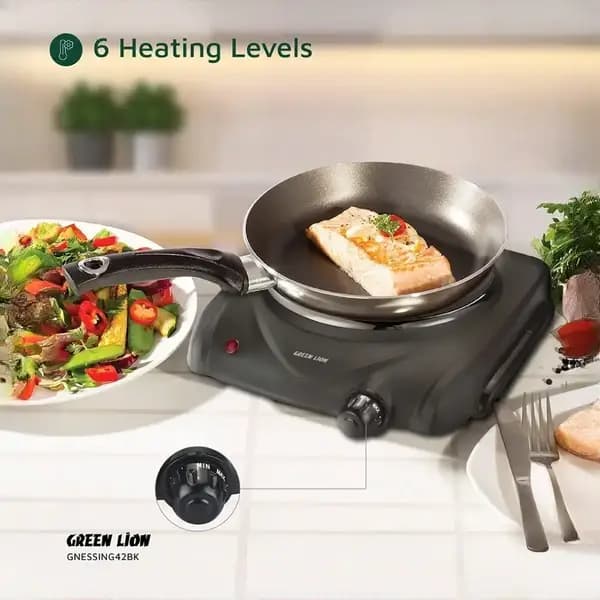 اجاق برقی 1500 وات گرین لاین GNESSING42BK — تصویر ۴