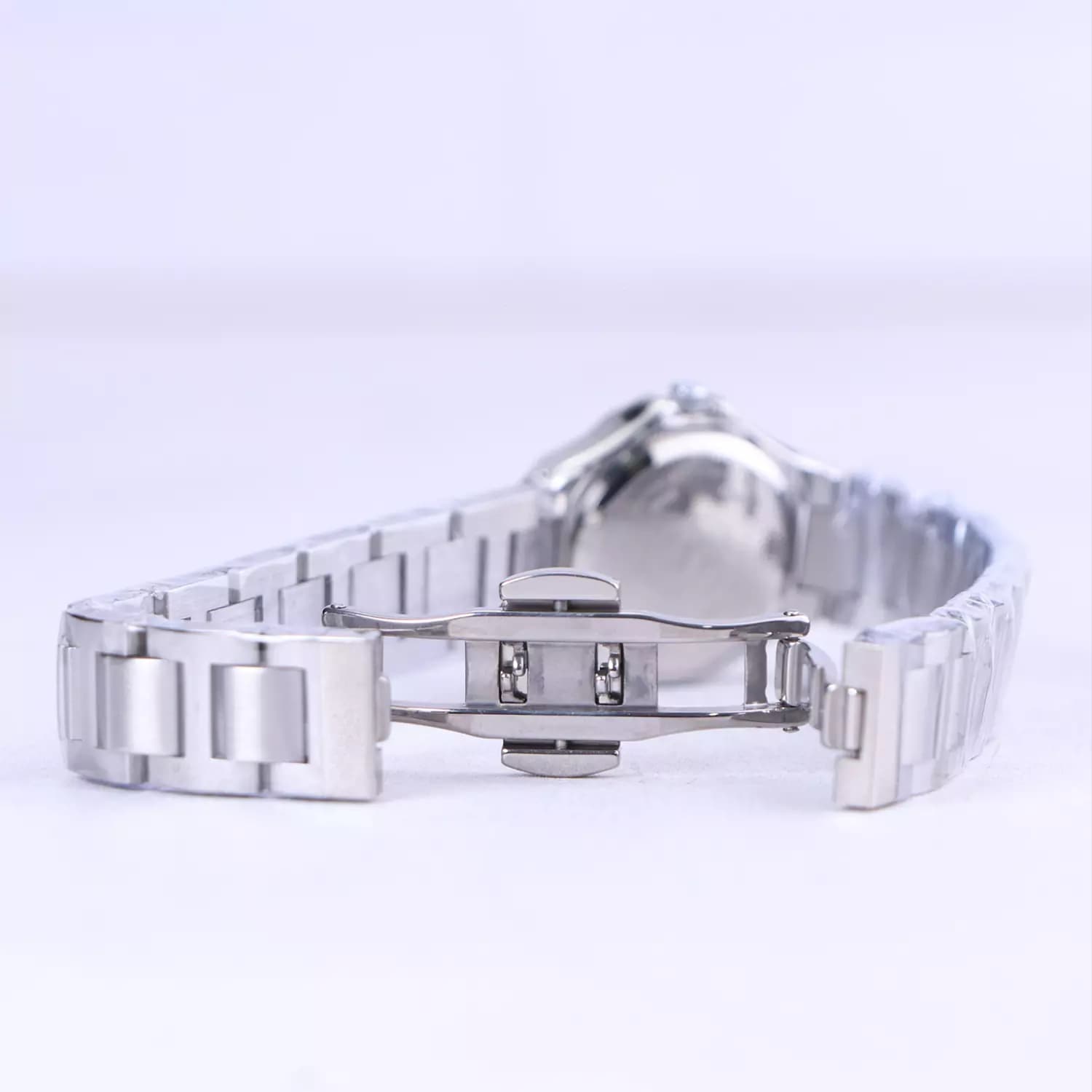 ساعت مچی سیکو زنانه فلزی نقره ای قاب چندضلعی L 2521/2 — تصویر ۳