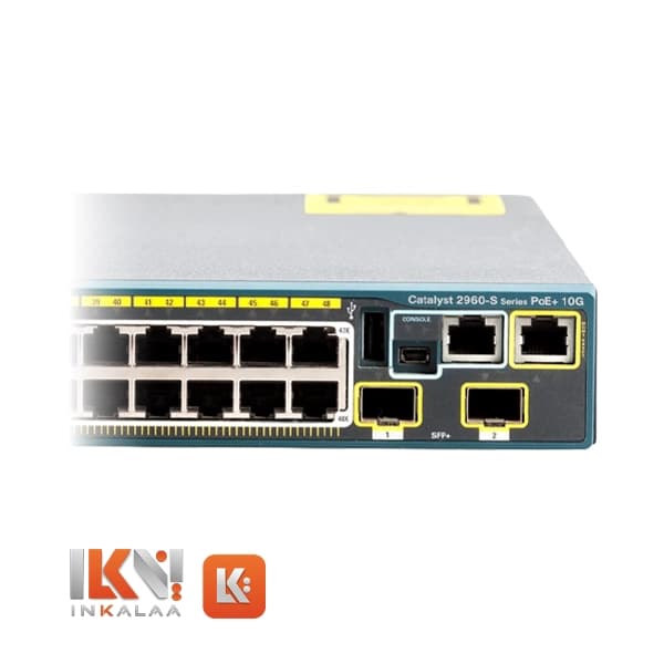 سوئیچ سیسکو 48 پورت WS-C2960S-48FPD-L استوک — تصویر ۴