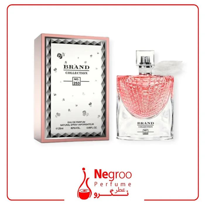 عطر 25 میل برند کالکشن کد 253 رایحه لانکوم لا ویه است بله له اکلت — تصویر ۲