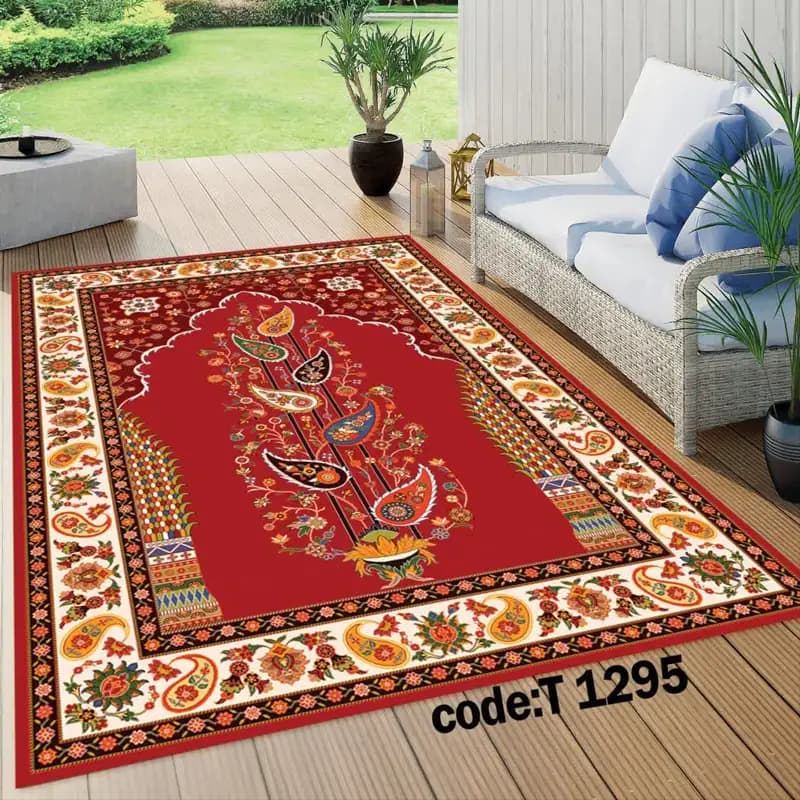 مخمل فرش (فرشینه) کد FAM- T 1295
