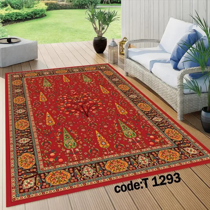 مخمل فرش (فرشینه) کد FAM- T 1293