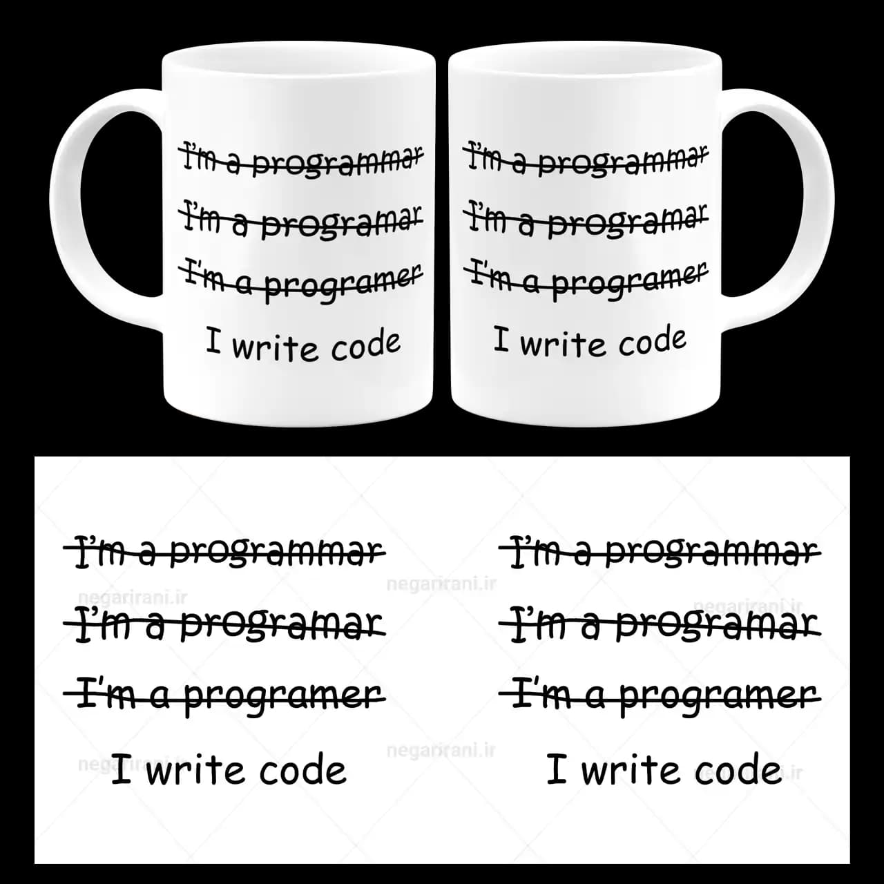 ماگ i write code مدل Z33