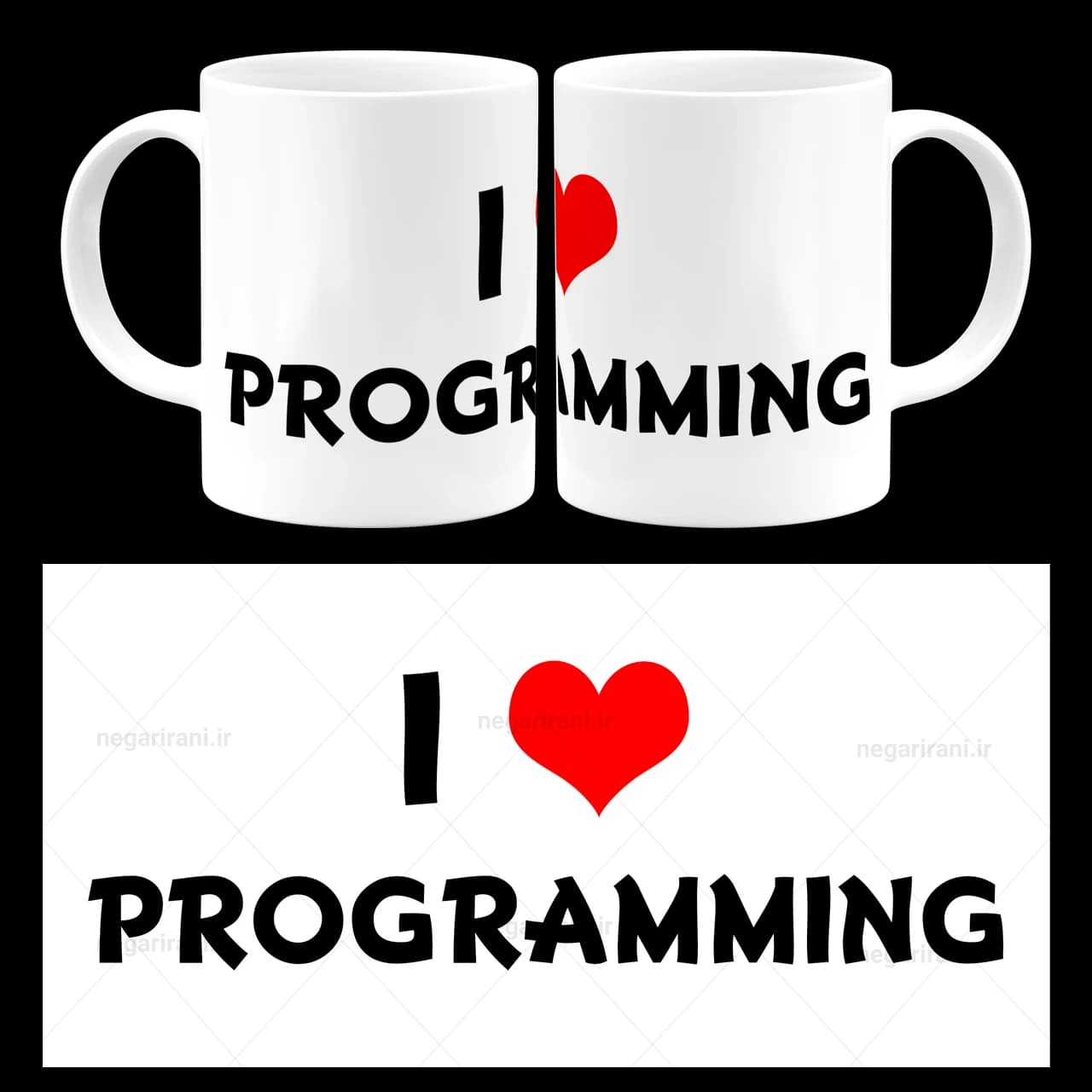 ماگ I love programming مدل Z9