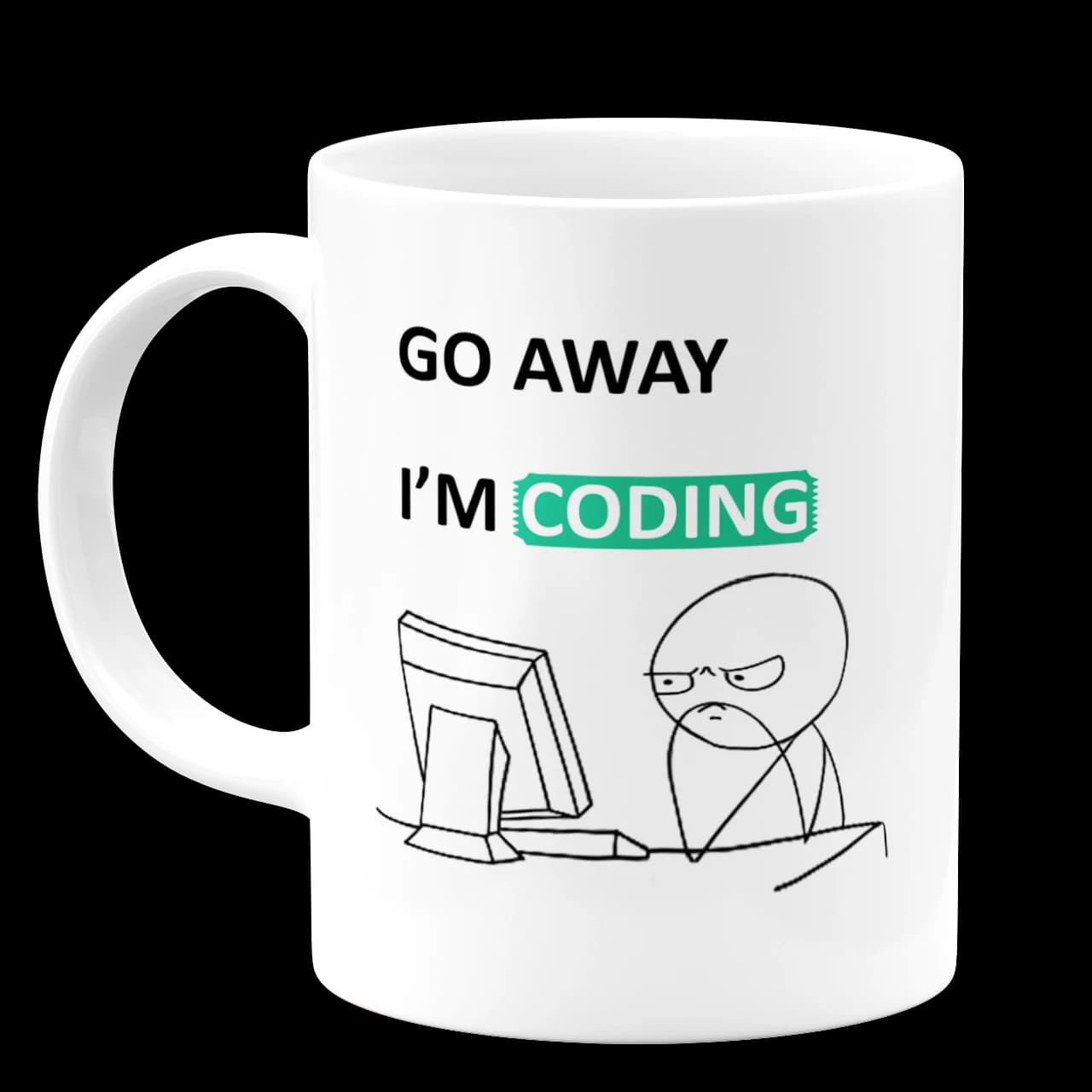 ماگ go away iam coding مدل Z5 — تصویر ۲