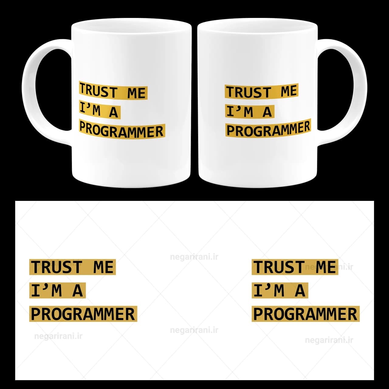 ماگ trust me iam programmer مدل Z3