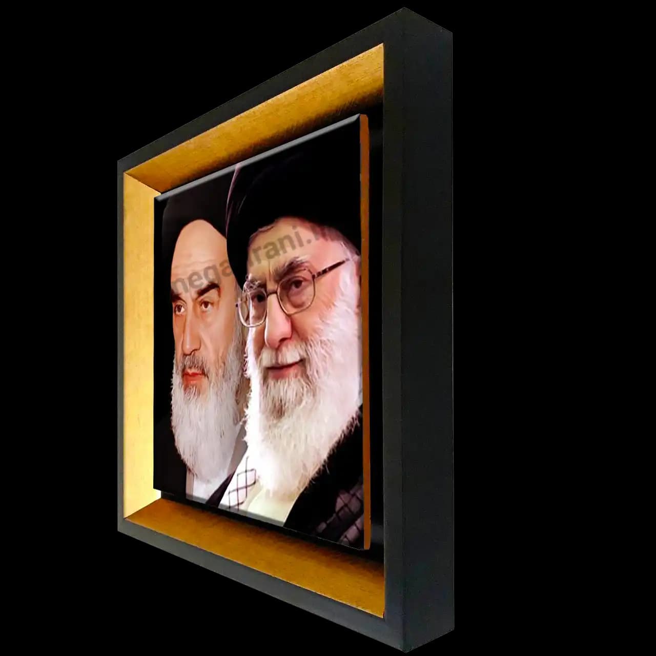 تابلو کاشی رهبر انقلاب و امام خمینی (ره) مدل 2Y 14 — تصویر ۲