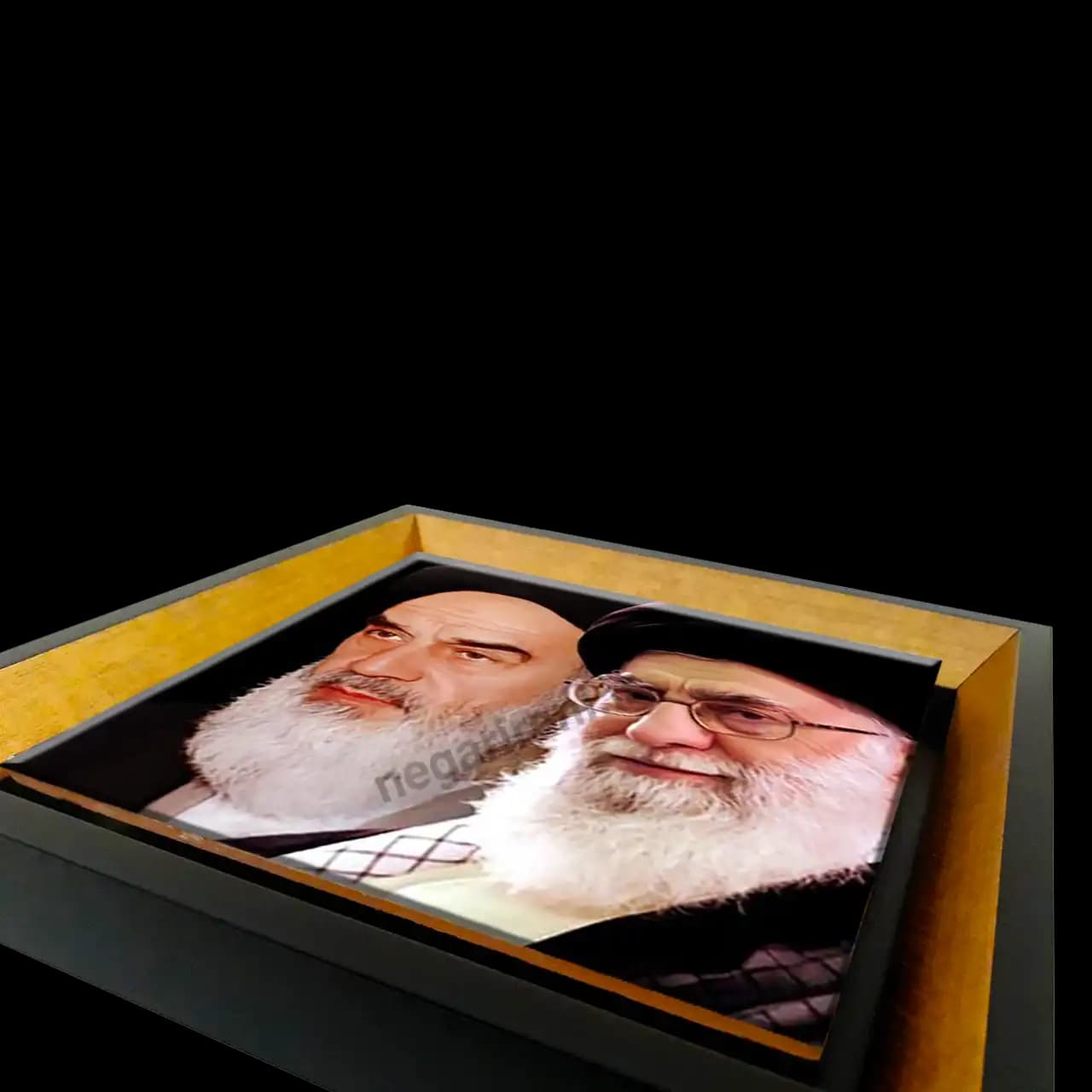 تابلو کاشی رهبر انقلاب و امام خمینی (ره) مدل 2Y 14 — تصویر ۳