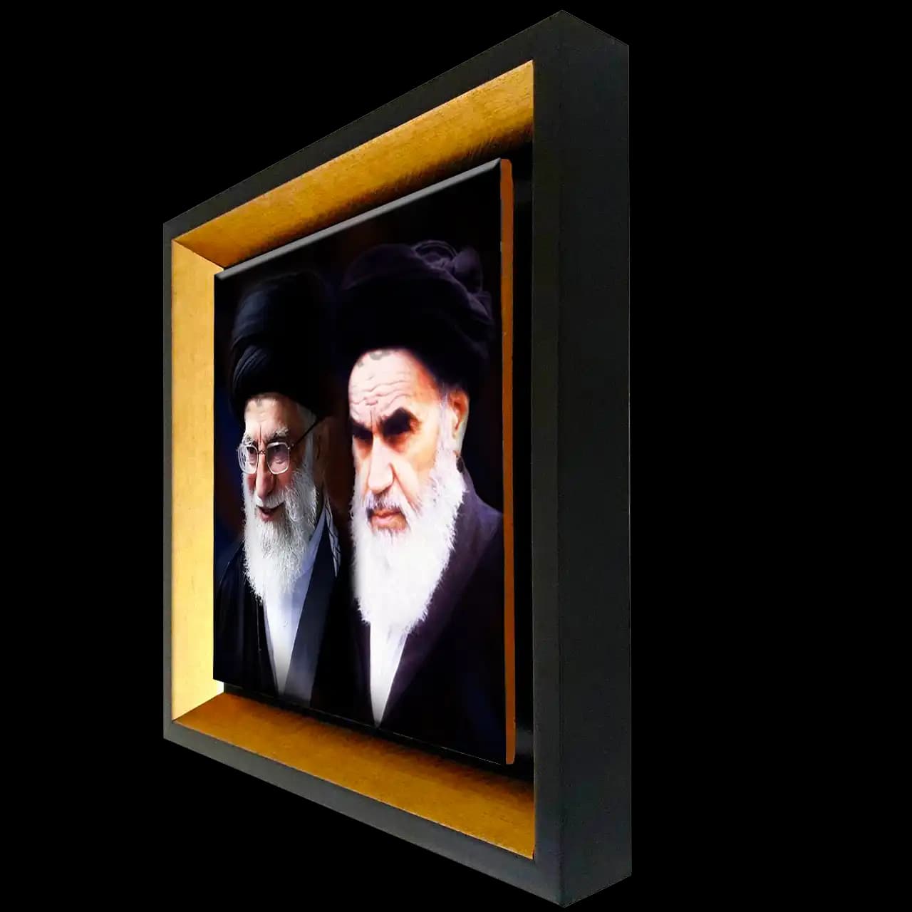 تابلو کاشی رهبری و امام خمینی (ره) مدل 2Y 11 — تصویر ۲