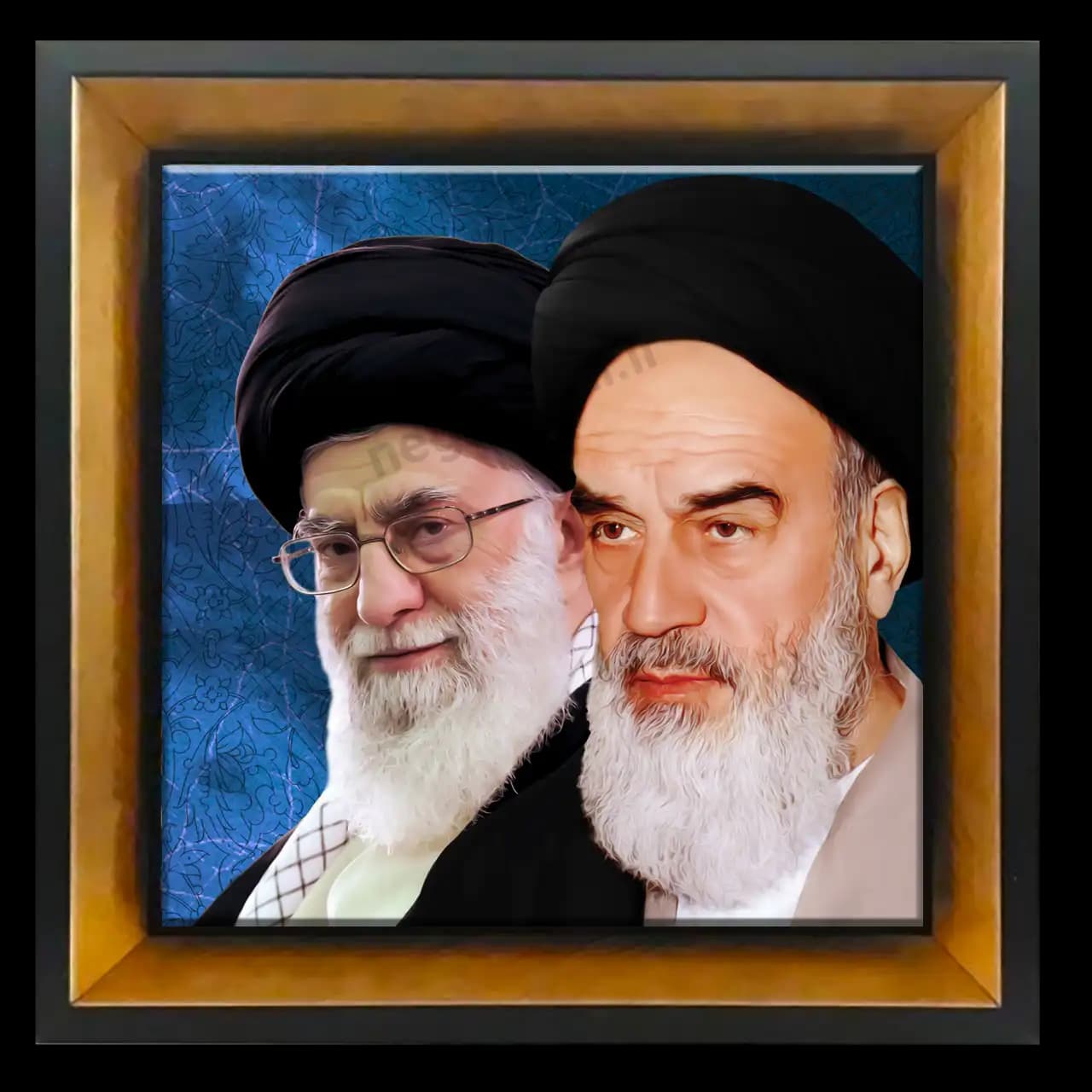 تابلو کاشی امام و رهبری مدل 2Y 8