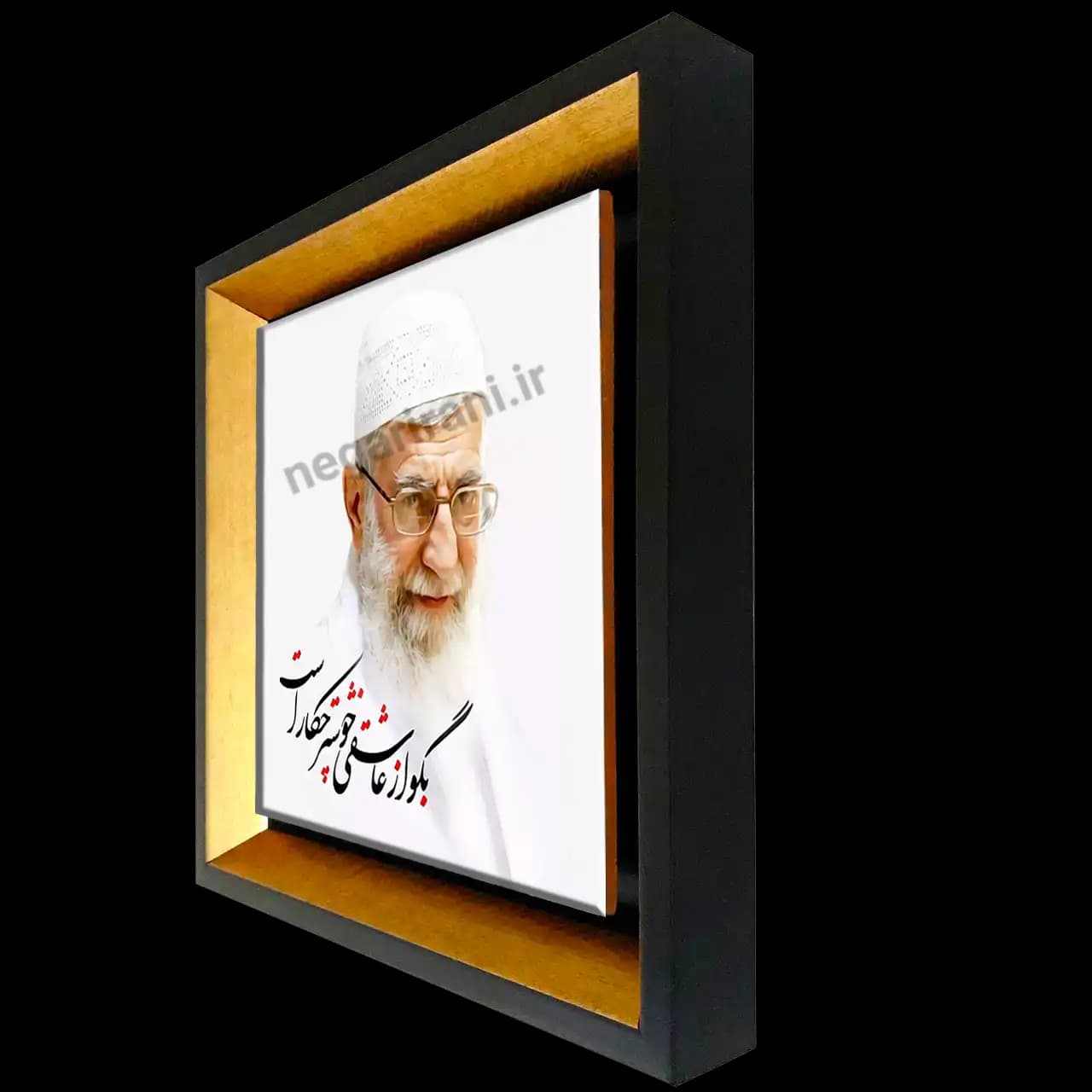 تابلو کاشی عکس رهبر شهید مدل 2V 7 — تصویر ۲
