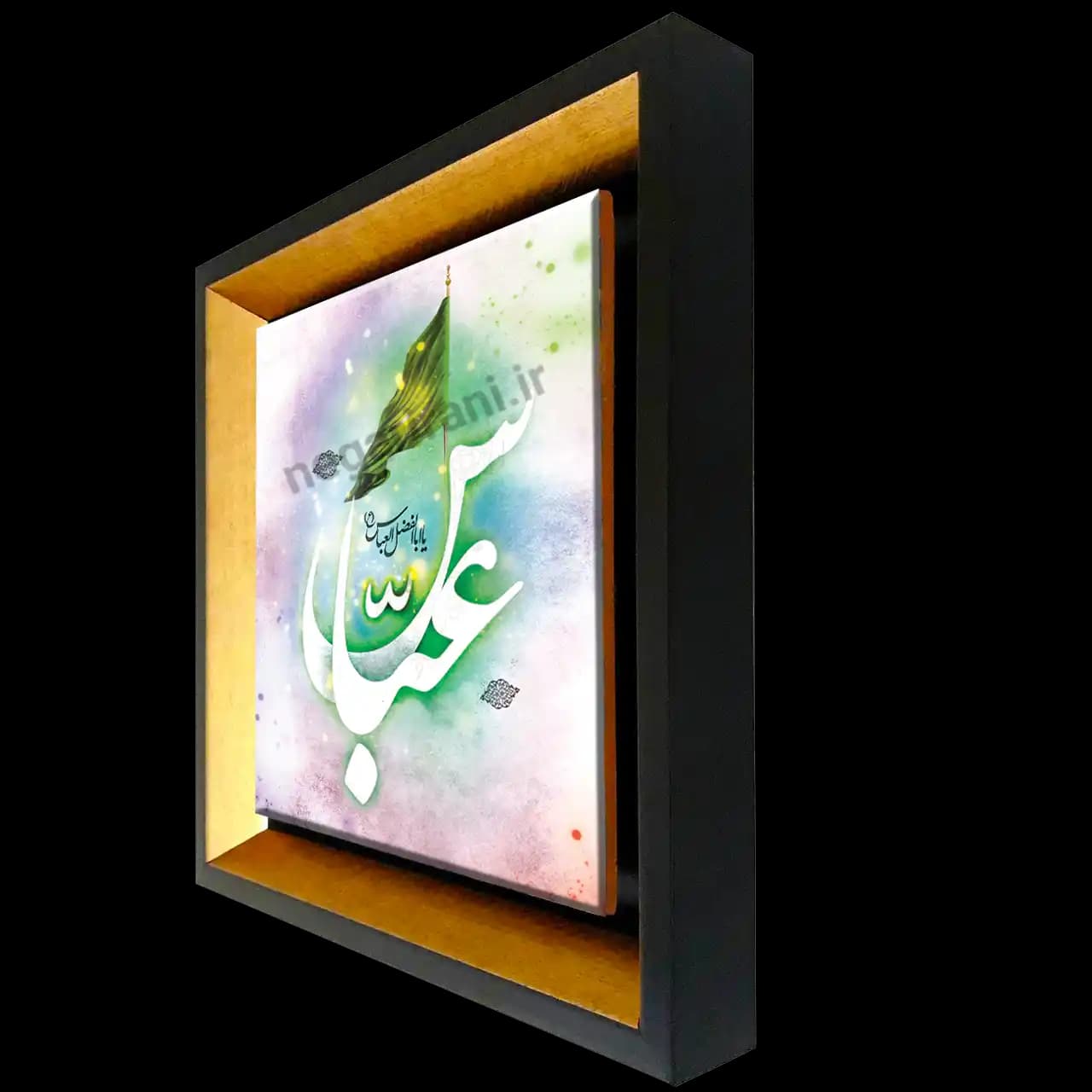تابلو کاشی عباس علیه السلام مدل 2X 18 — تصویر ۲