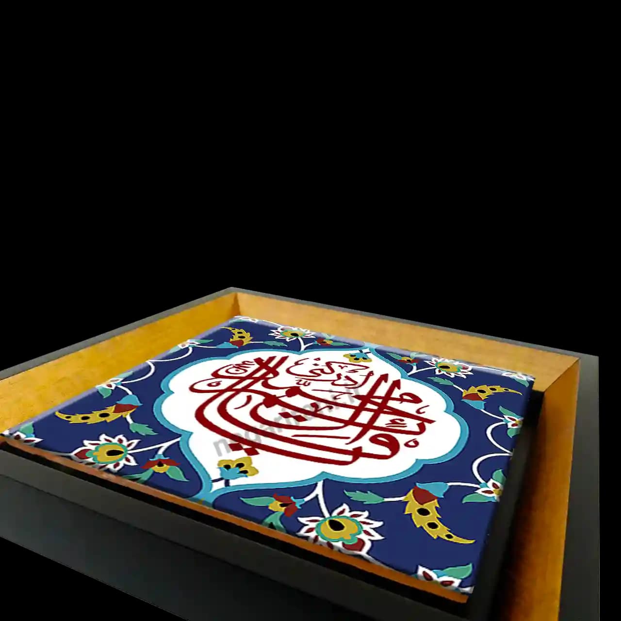 تابلو کاشی یا قائم آل محمد ادرکنی مدل 2O 26 — تصویر ۳