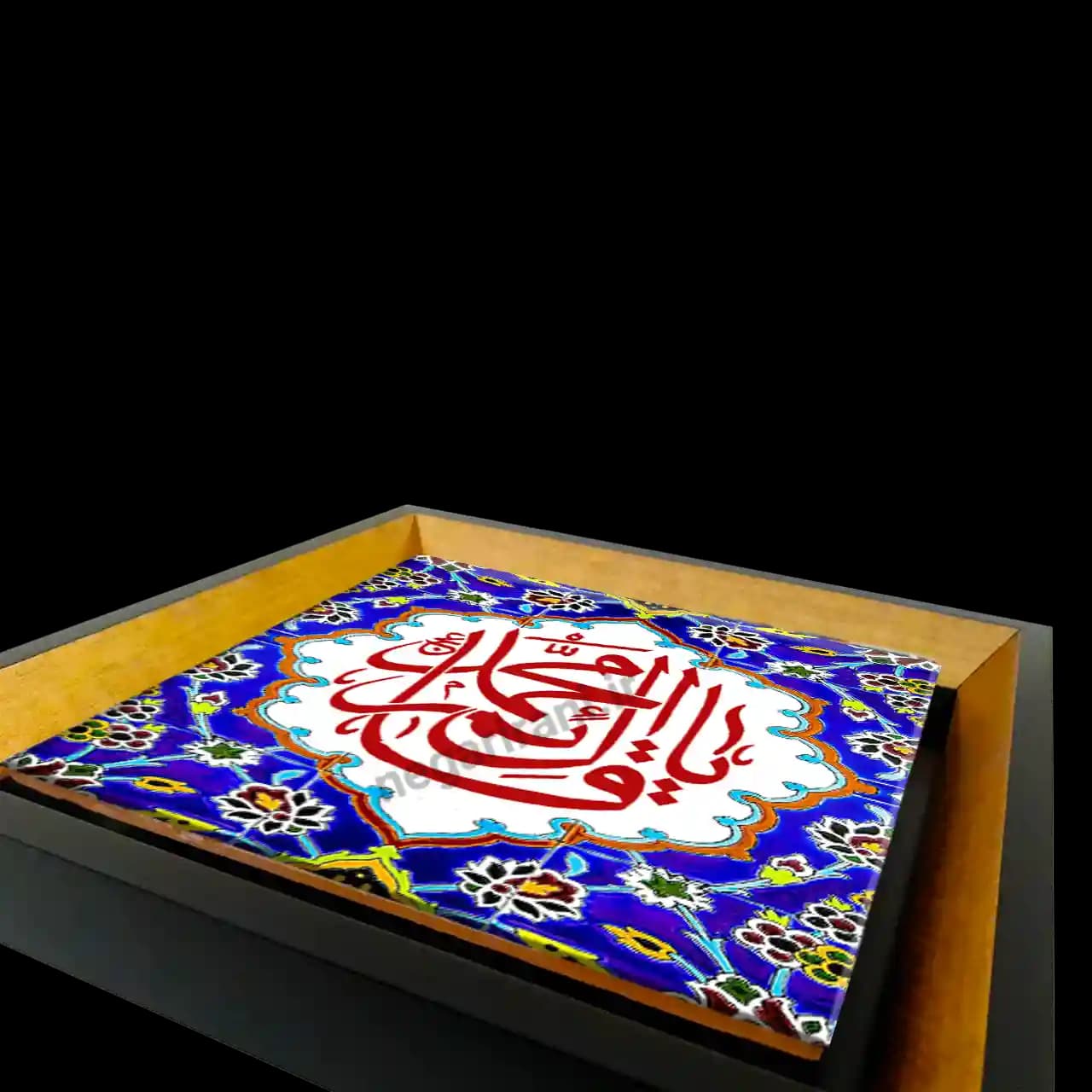 تابلو کاشی یا قائم آل محمد مدل 2O 22 — تصویر ۳