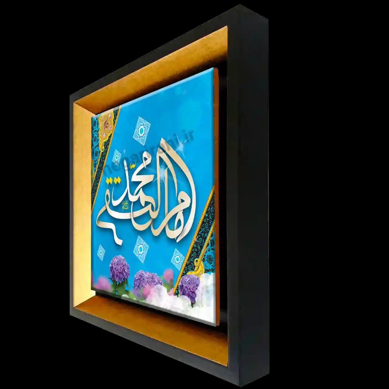 تابلو کاشی السلام علیک یا امام محمد تقی مدل 2L 7 — تصویر ۲