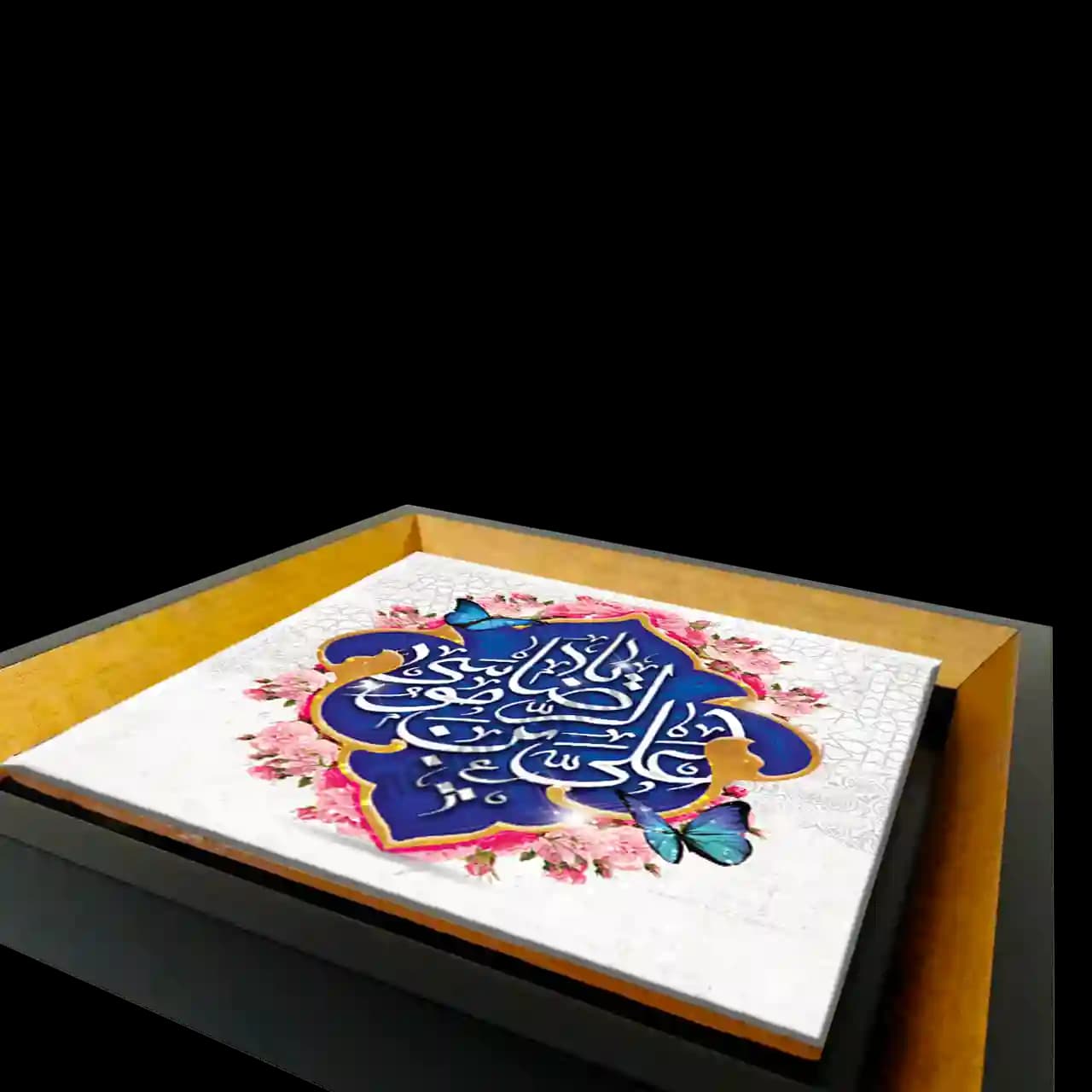 تابلو کاشی یا علی بن موسی الرضا مدل 2K 23 — تصویر ۳