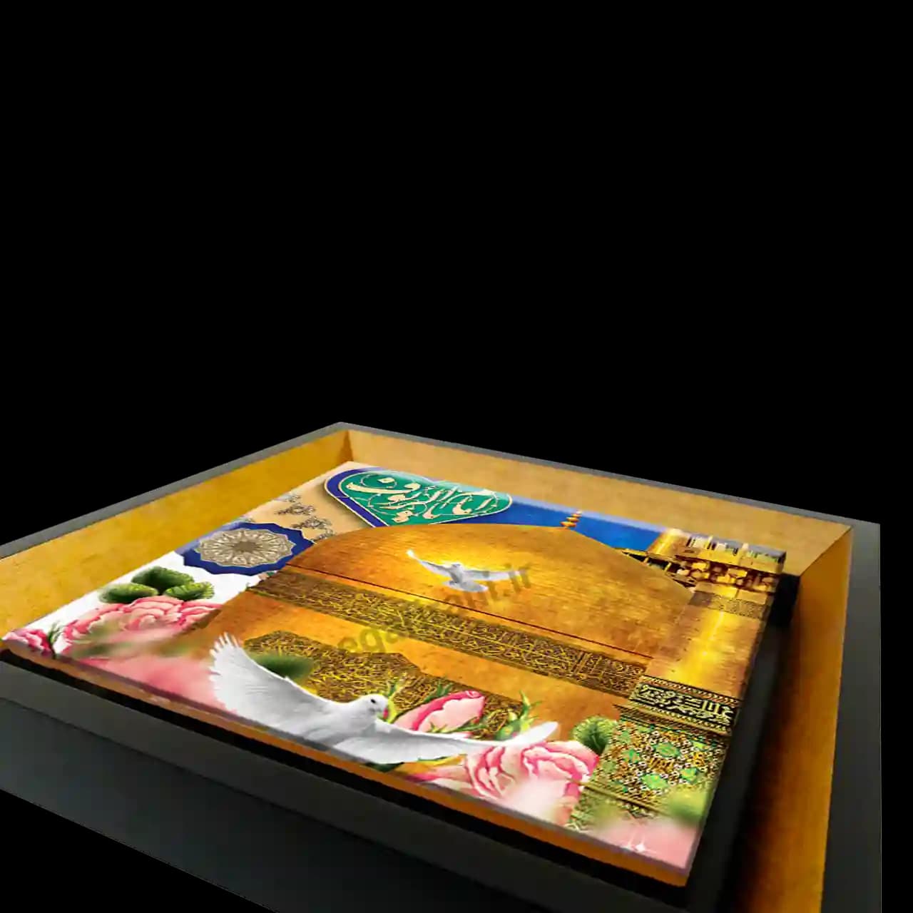 تابلو کاشی یا امام رئوف مدل 2K 21 — تصویر ۳