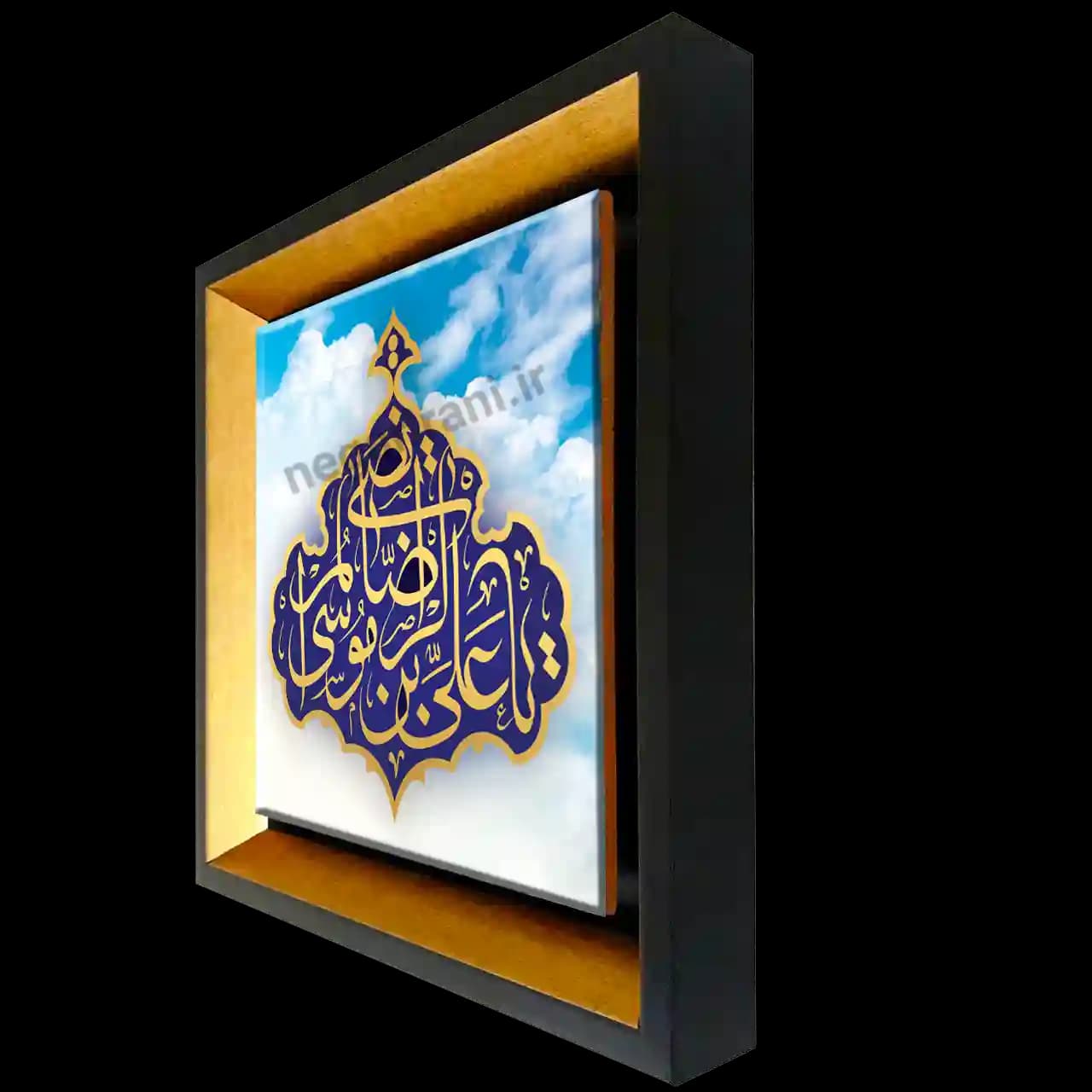 تابلو کاشی یا علی بن موسی الرضا المرتضی مدل 2K 18 — تصویر ۲