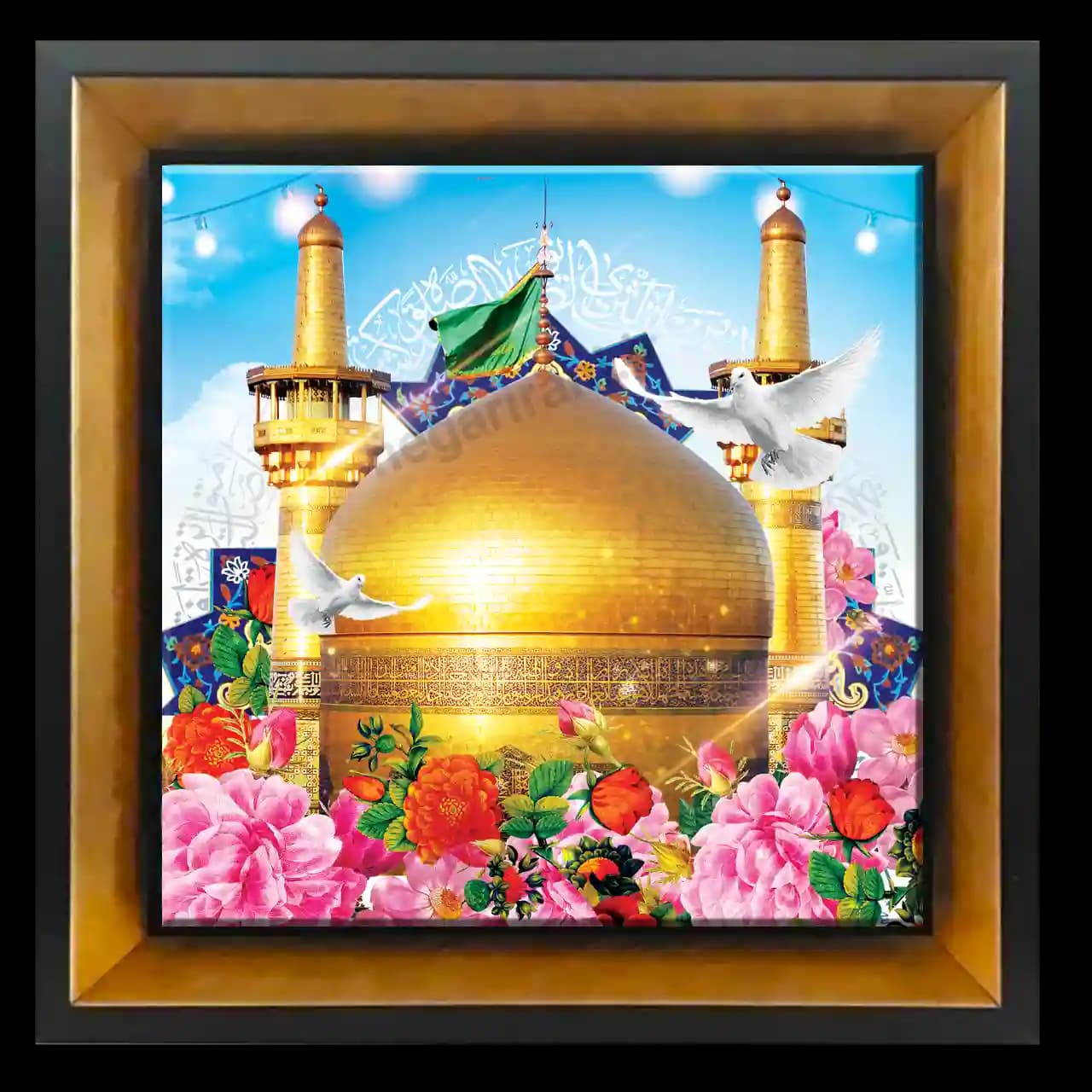 تابلو کاشی حرم امام رضا (ع) مدل 2K 17