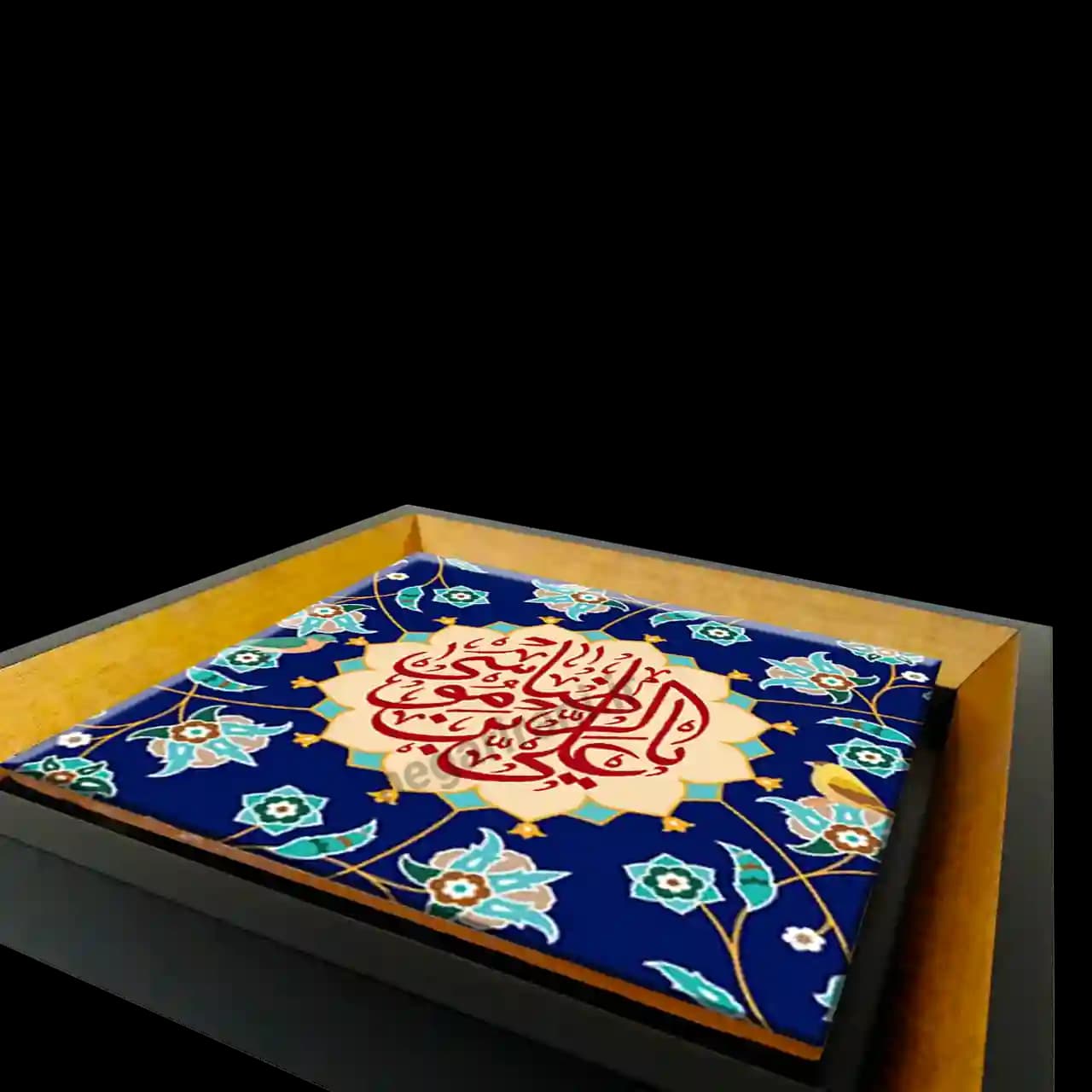 تابلو کاشی یا علی بن موسی الرضا مدل 2K 13 — تصویر ۳