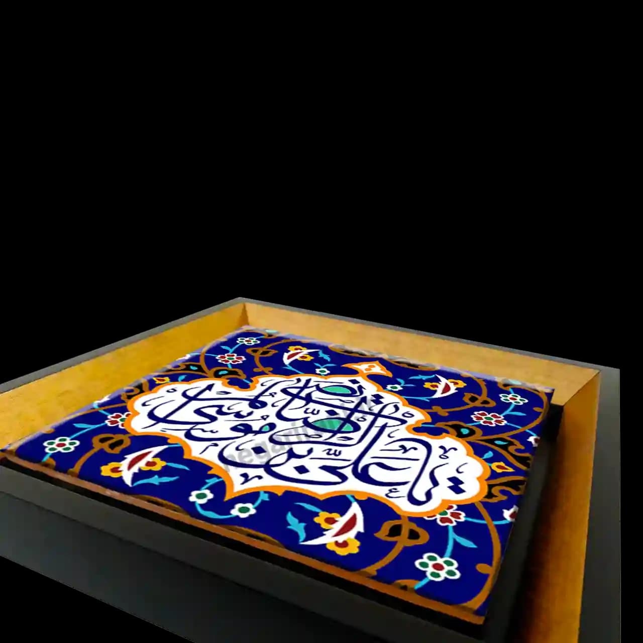 تابلو کاشی یا علی بن موسی الرضا المرتضی مدل 2K 8 — تصویر ۳