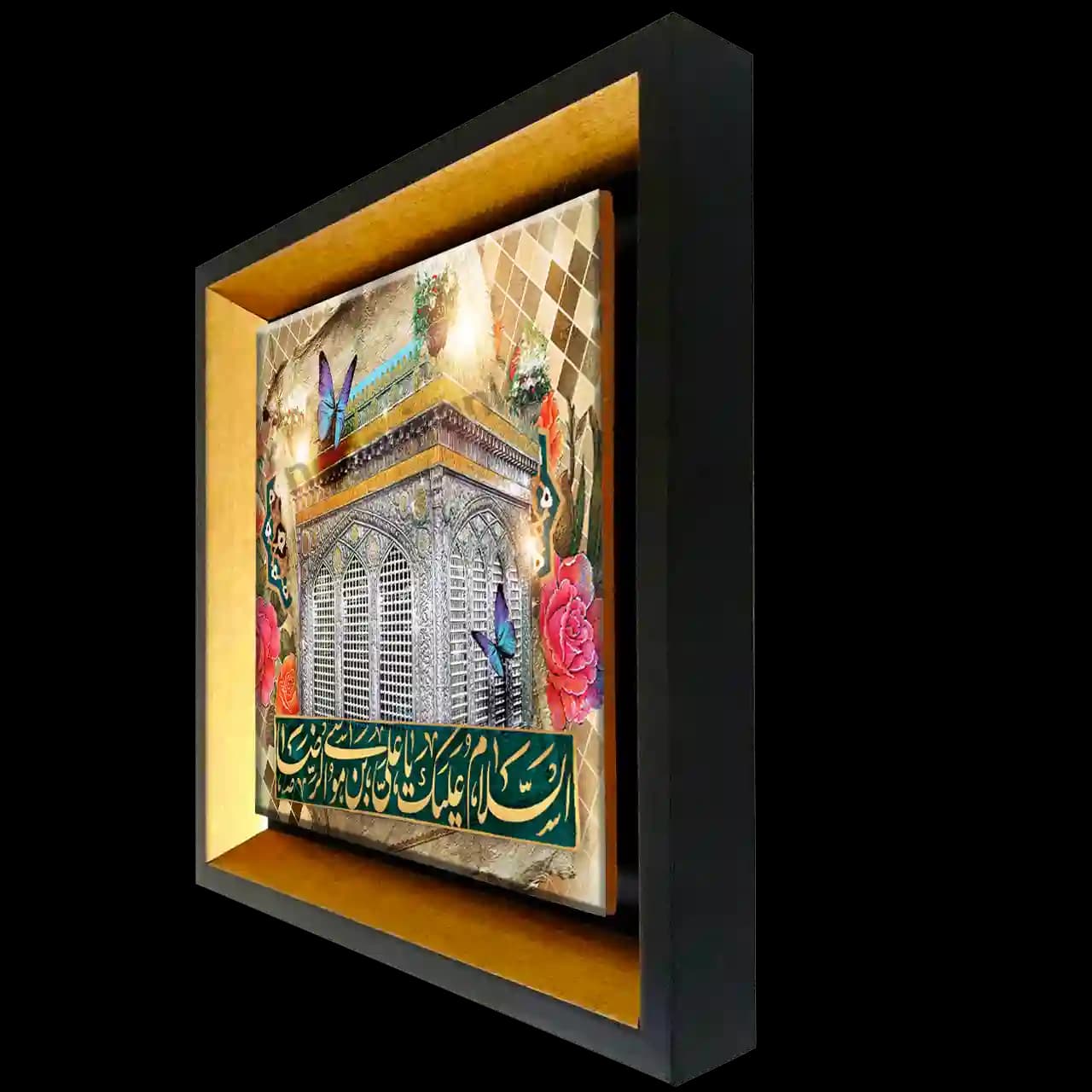 تابلو کاشی ضریح امام رضا (ع) مدل 2K 5 — تصویر ۲
