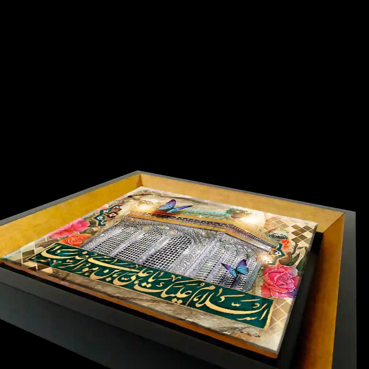تابلو کاشی ضریح امام رضا (ع) مدل 2K 5 — تصویر ۳
