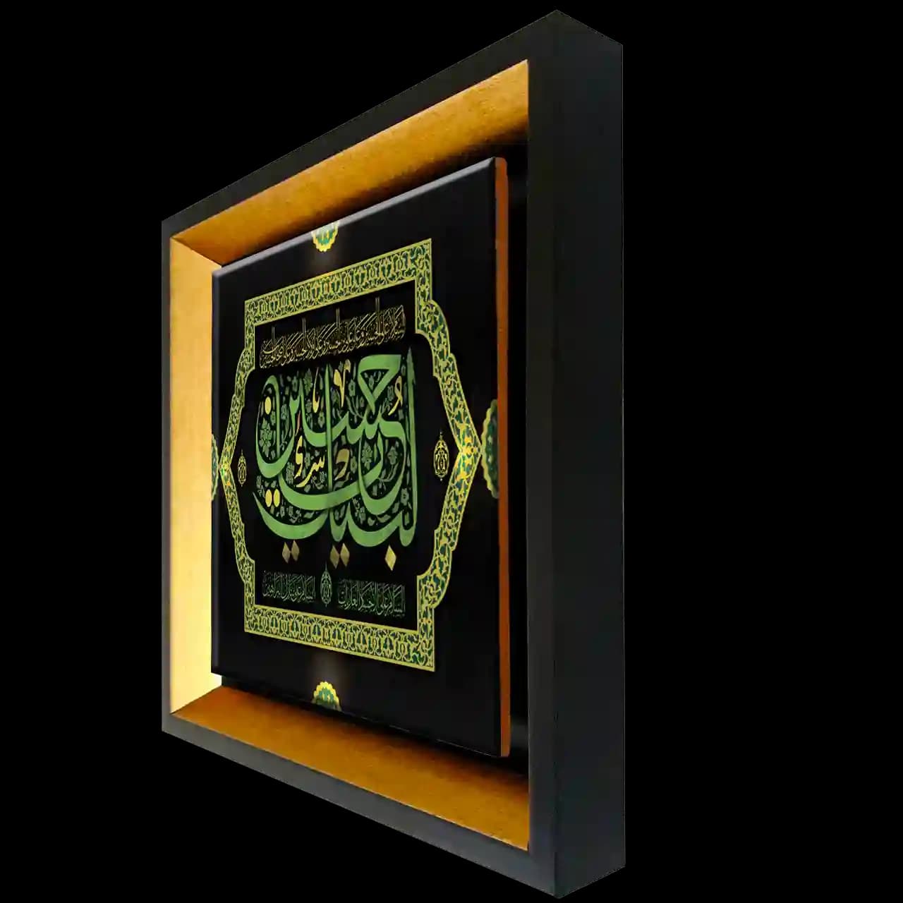 تابلو کاشی لبیک یا حسین مدل 2F 40 — تصویر ۲