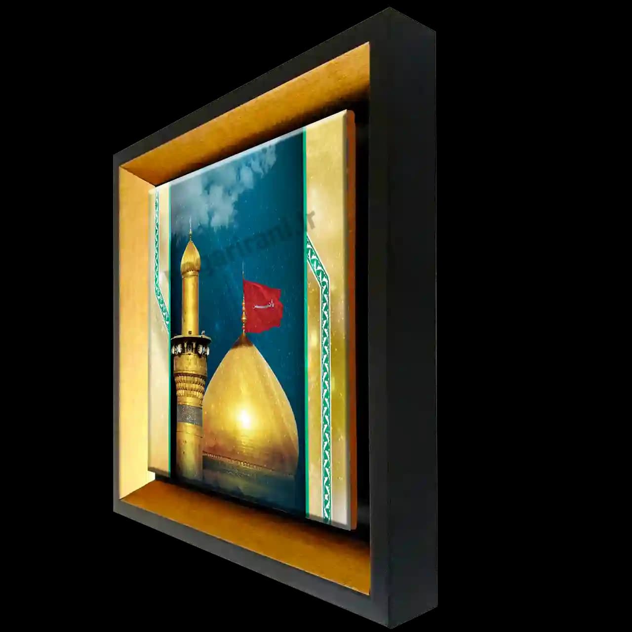 تابلو کاشی گنبد امام حسین مدل 2F 34 — تصویر ۲
