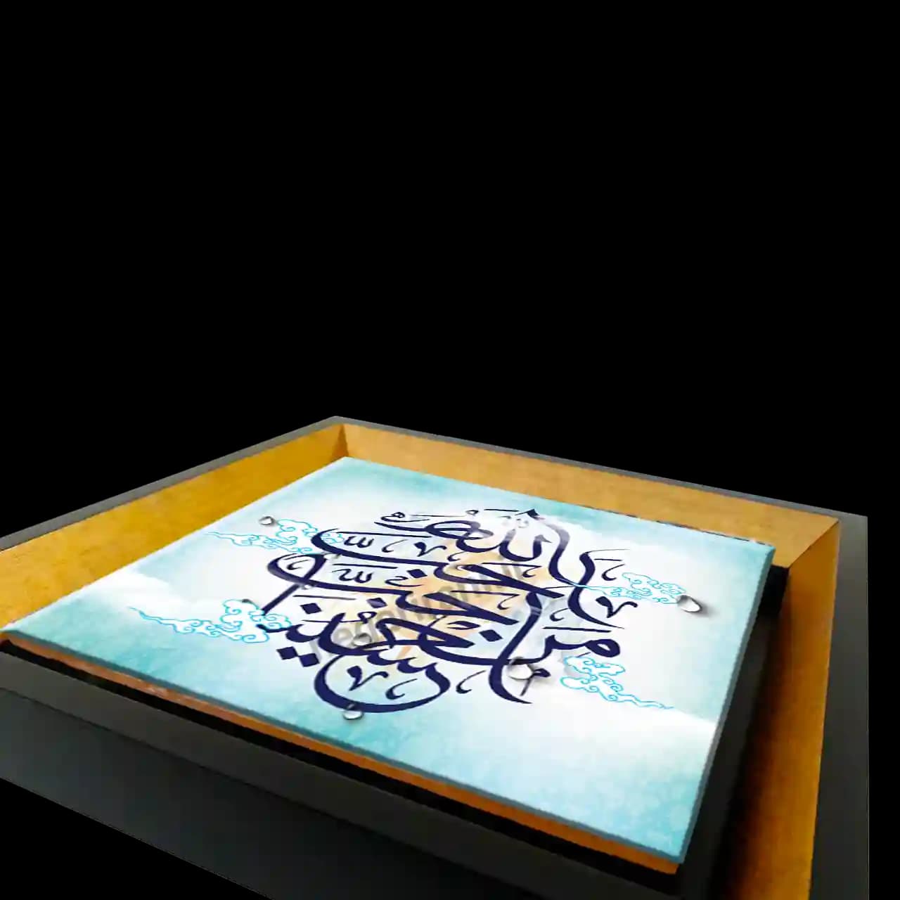 تابلو کاشی احب الله من احب حسینا مدل 2F 32 — تصویر ۳