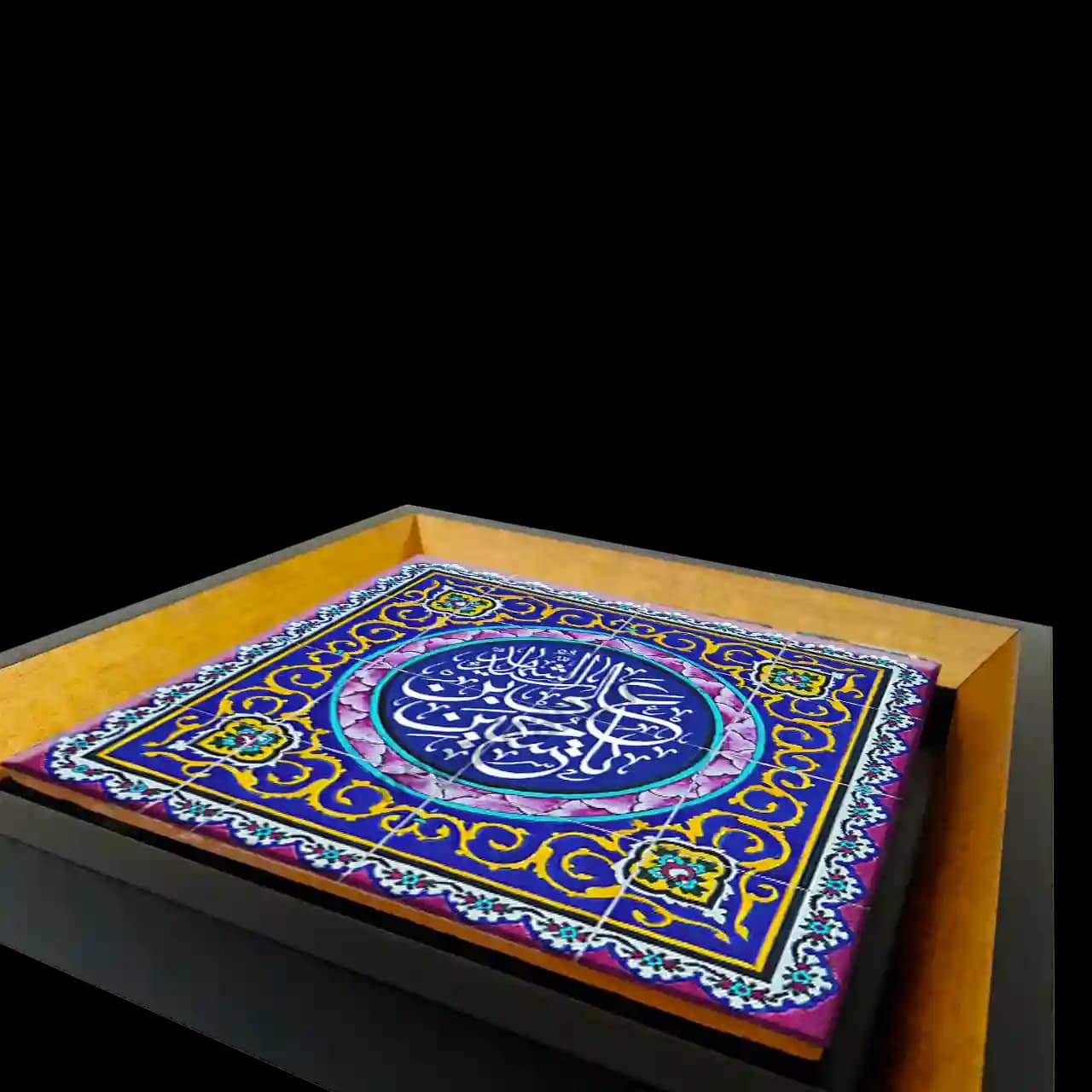 تابلو کاشی یا حسین بن علی سیدالشهدا مدل 2F 28 — تصویر ۳