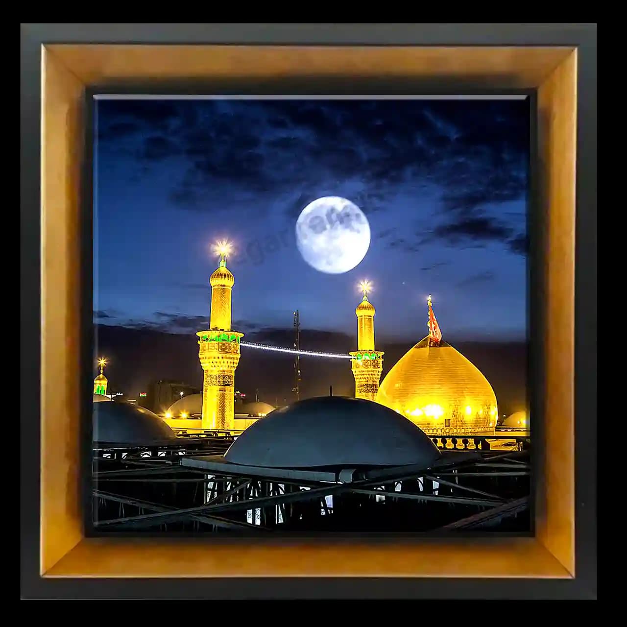 تابلو کاشی گنبد امام حسین مدل 2F 26