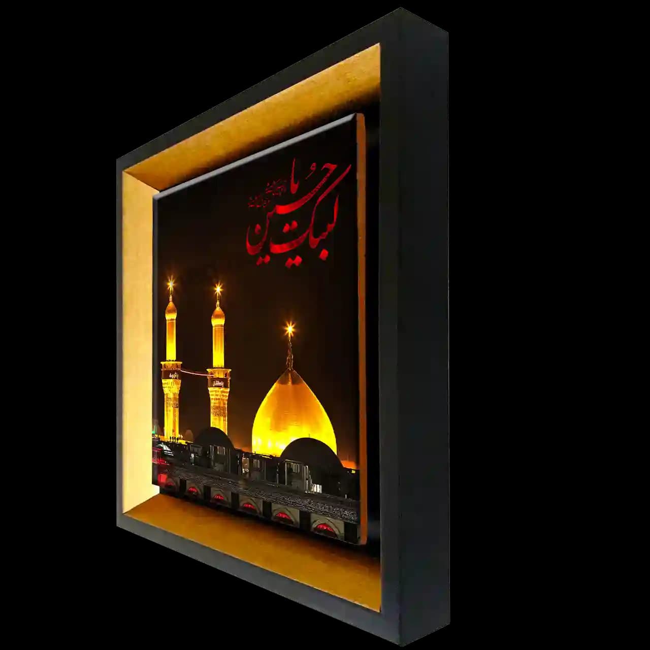 تابلو کاشی لبیک یا حسین مدل 2F 25 — تصویر ۲