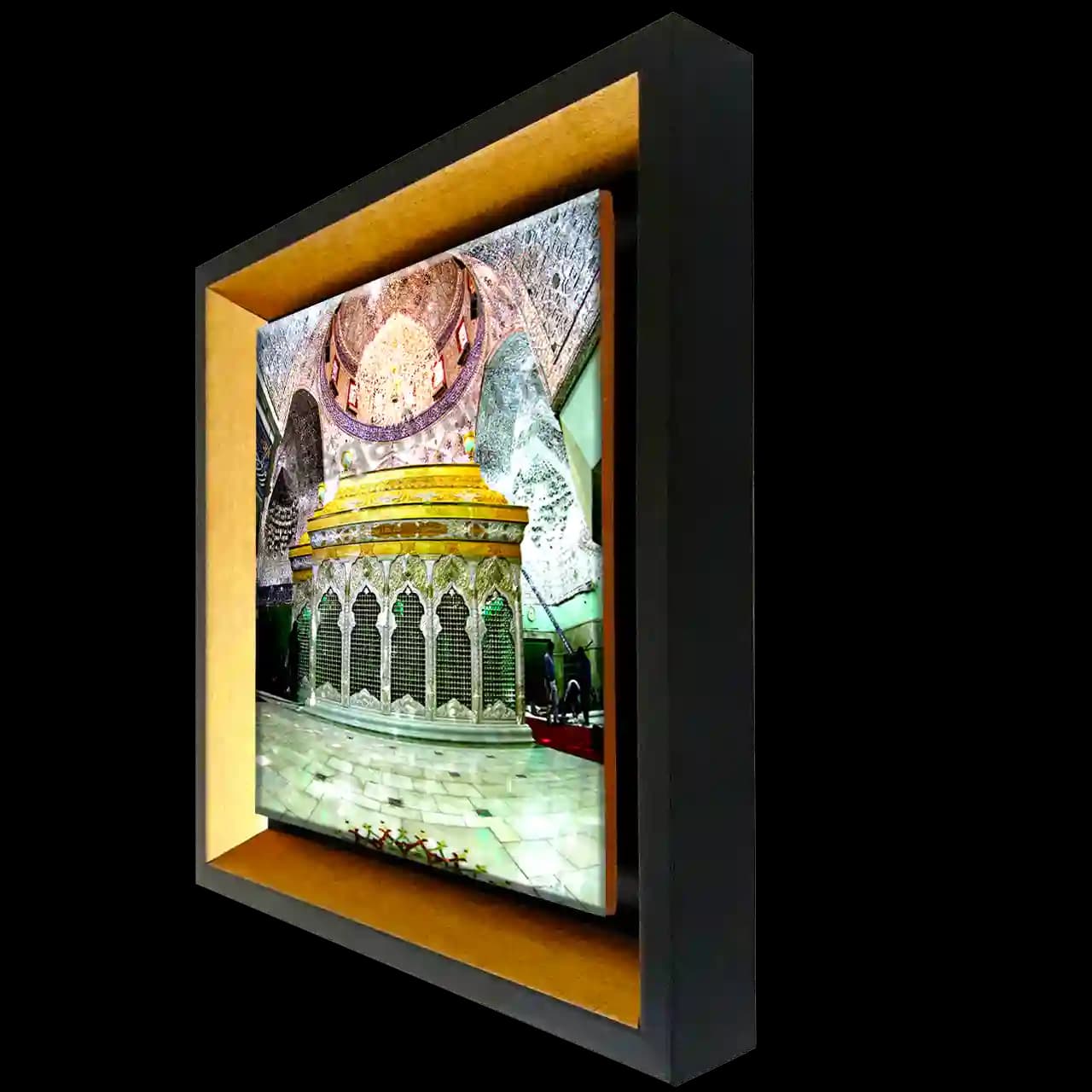 تابلو کاشی ضریح امام حسین (ع) مدل 2F 15 — تصویر ۲