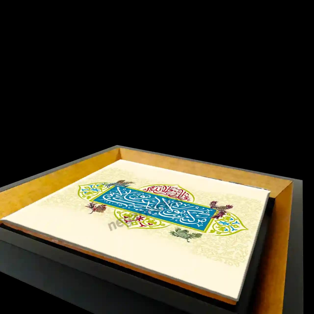 تابلو کاشی من کنت مولا فهذا علی مولا 2D 183 — تصویر ۳