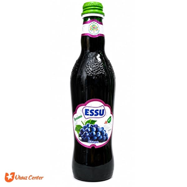 نوشیدنی گازدار Essu با طعم انگور قرمز 500 میل