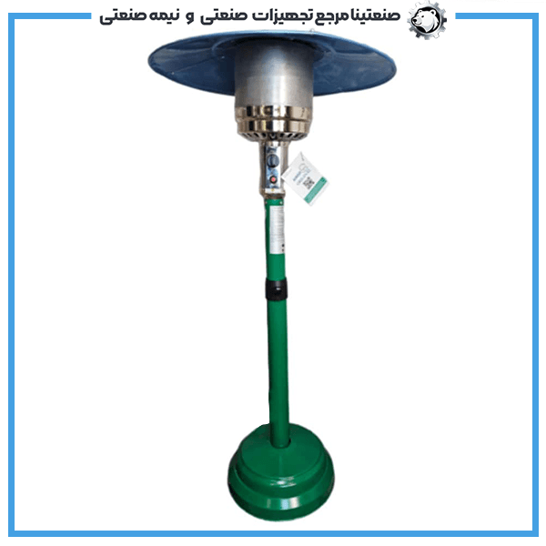 بخاری و هیتر قارچی گاز شهری ماشروم رنگ سبز